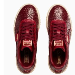 Puma Cali Croc Pomegranate size 8